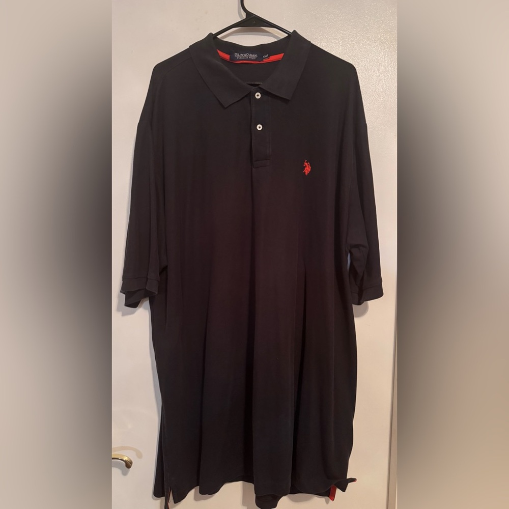 US polo black shirt